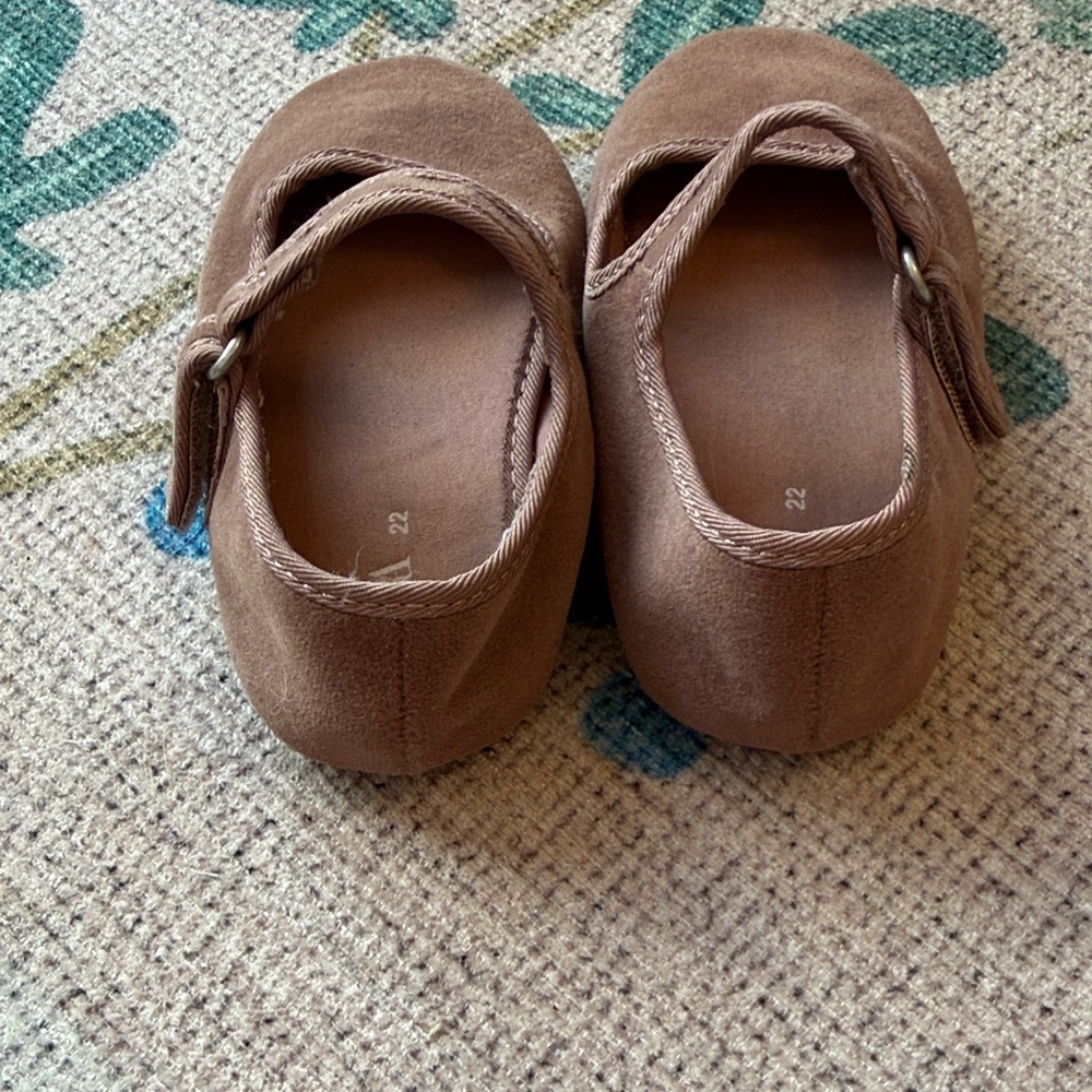 Zara Kids Dusty Pink Mary Jane Shoes - Picture 6 of 7